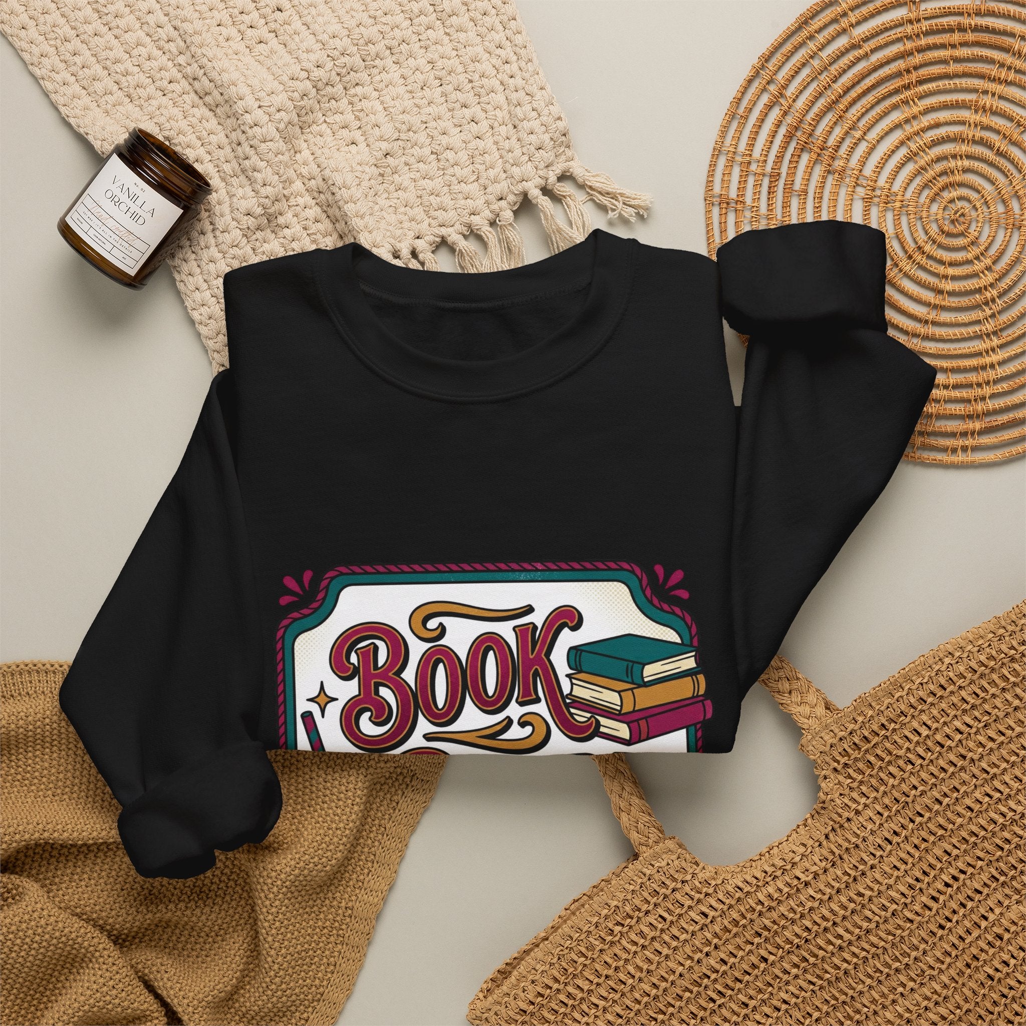 Book Baddie Crewneck Sweatshirt | BookTok, Bookish Summer Aesthetic