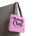 Book Club Dropout Tote Bag — Pink