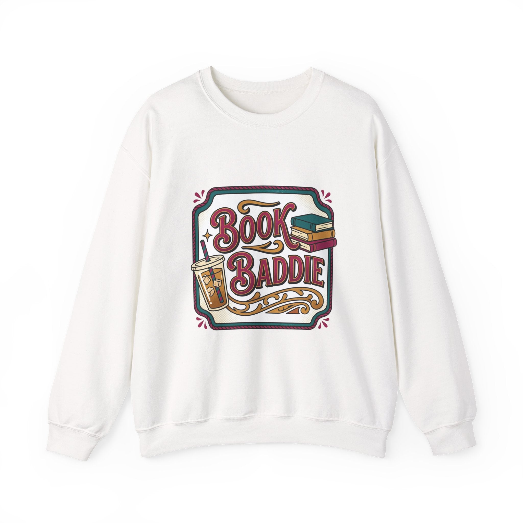 Book Baddie Crewneck Sweatshirt | BookTok, Bookish Summer Aesthetic