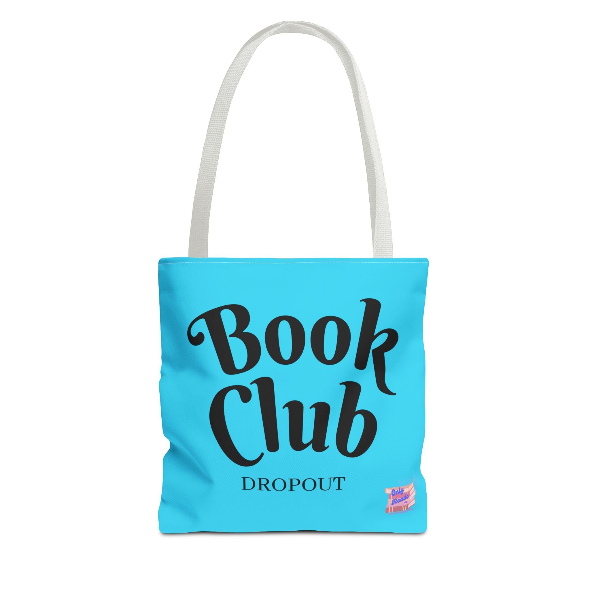 Book Club Dropout Tote Bag — Blue