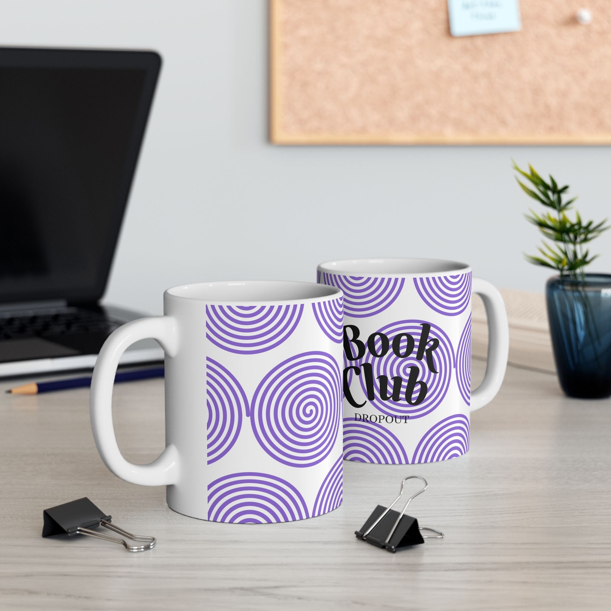 Book Club DropOut Ceramic Mug