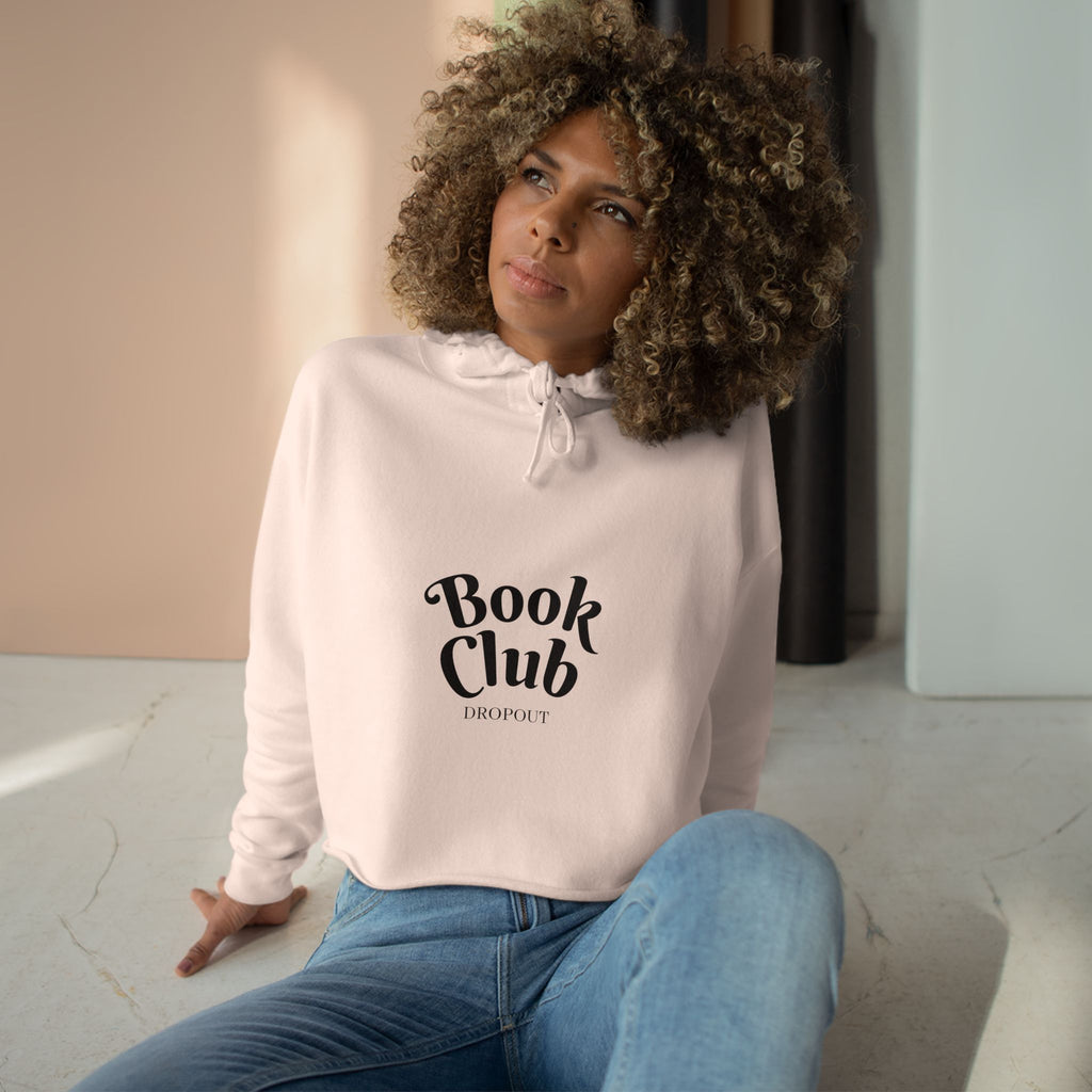 Book Club DropOut Cropped Hoodie