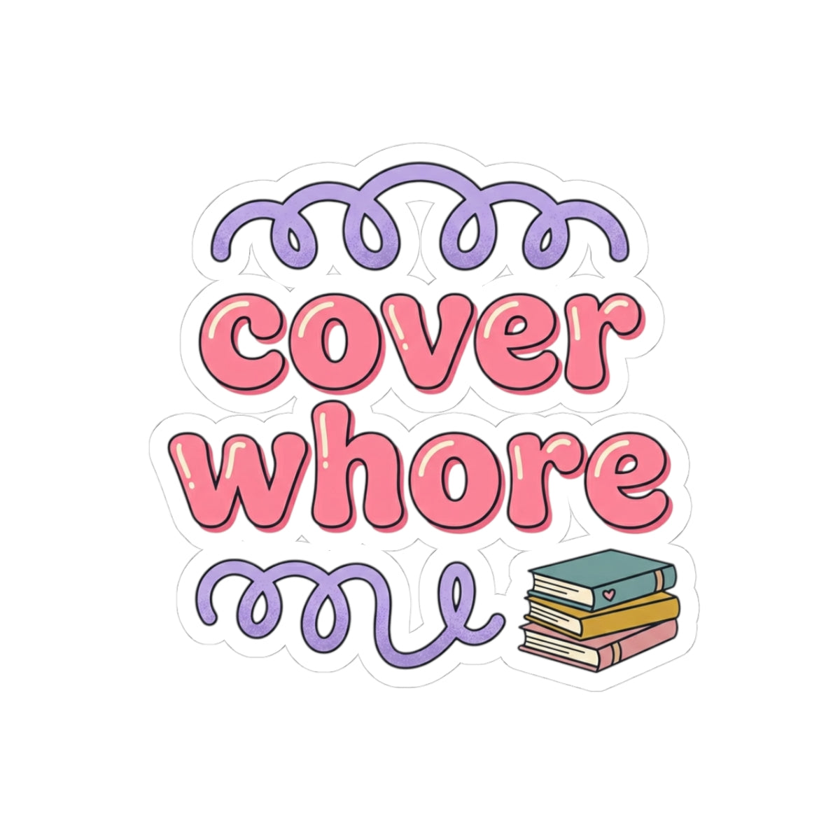 Cover Whore Book Sticker 2