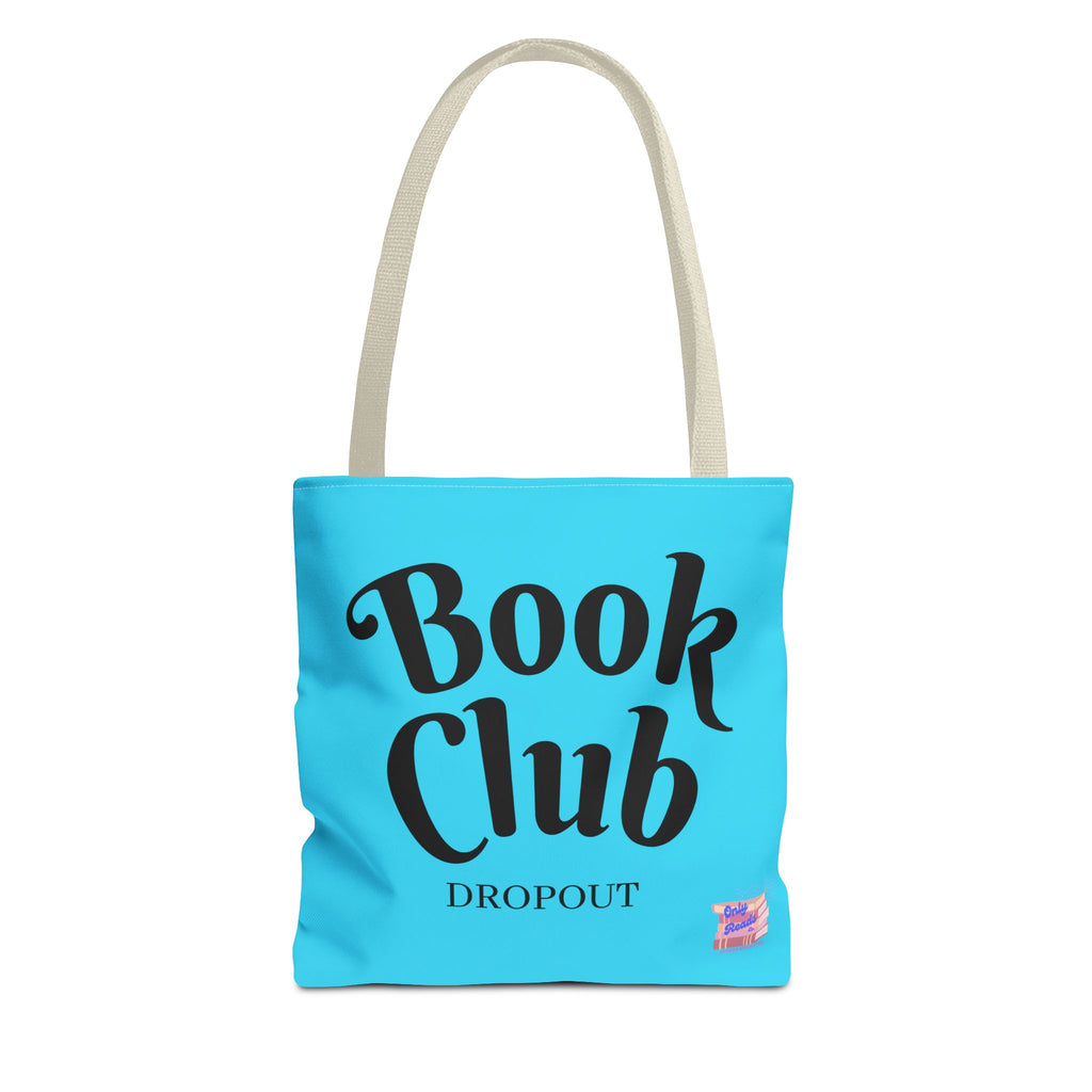 Book Club Dropout Tote Bag — Blue