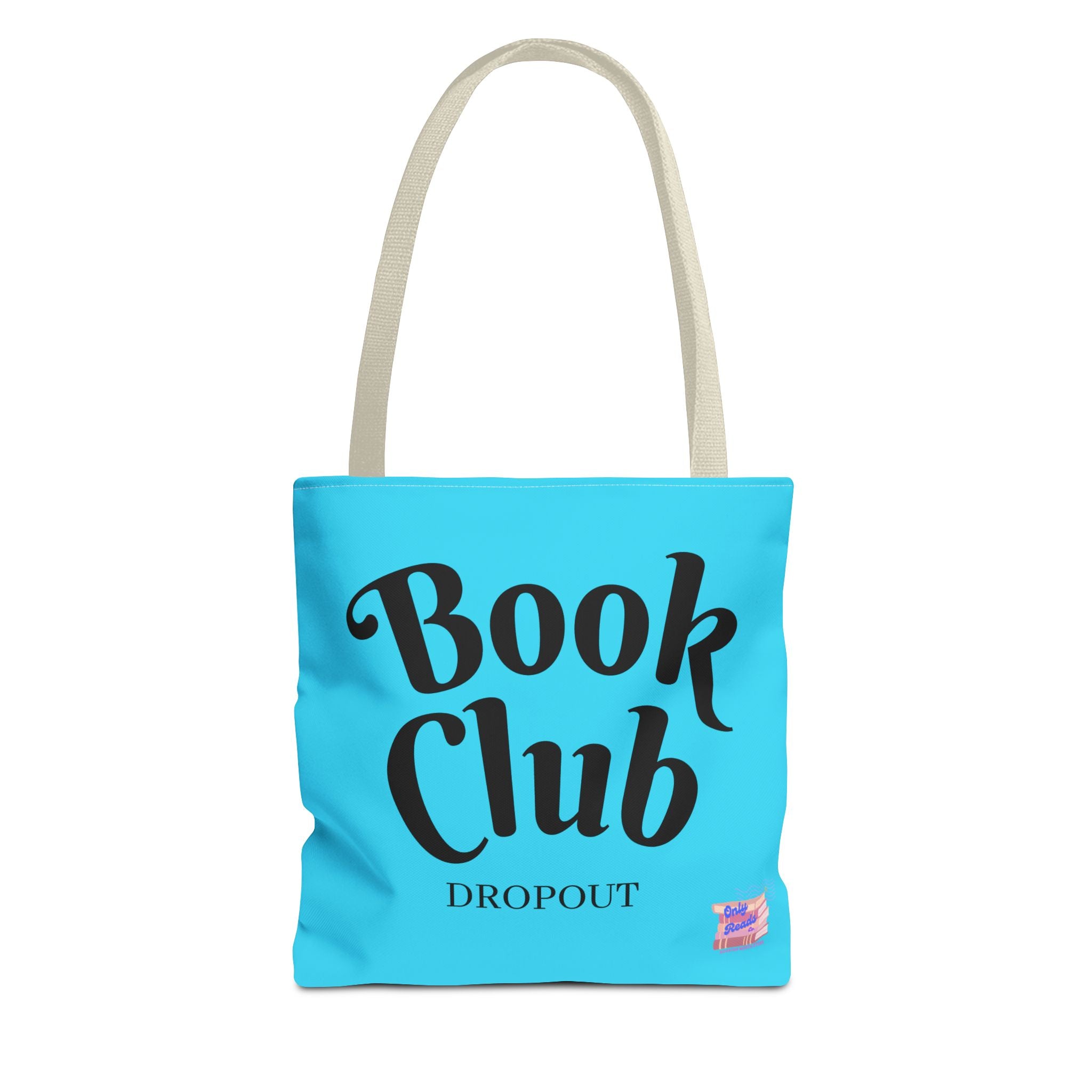 Book Club Dropout Tote Bag — Blue