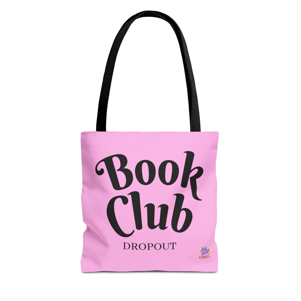 Book Club Dropout Tote Bag — Pink