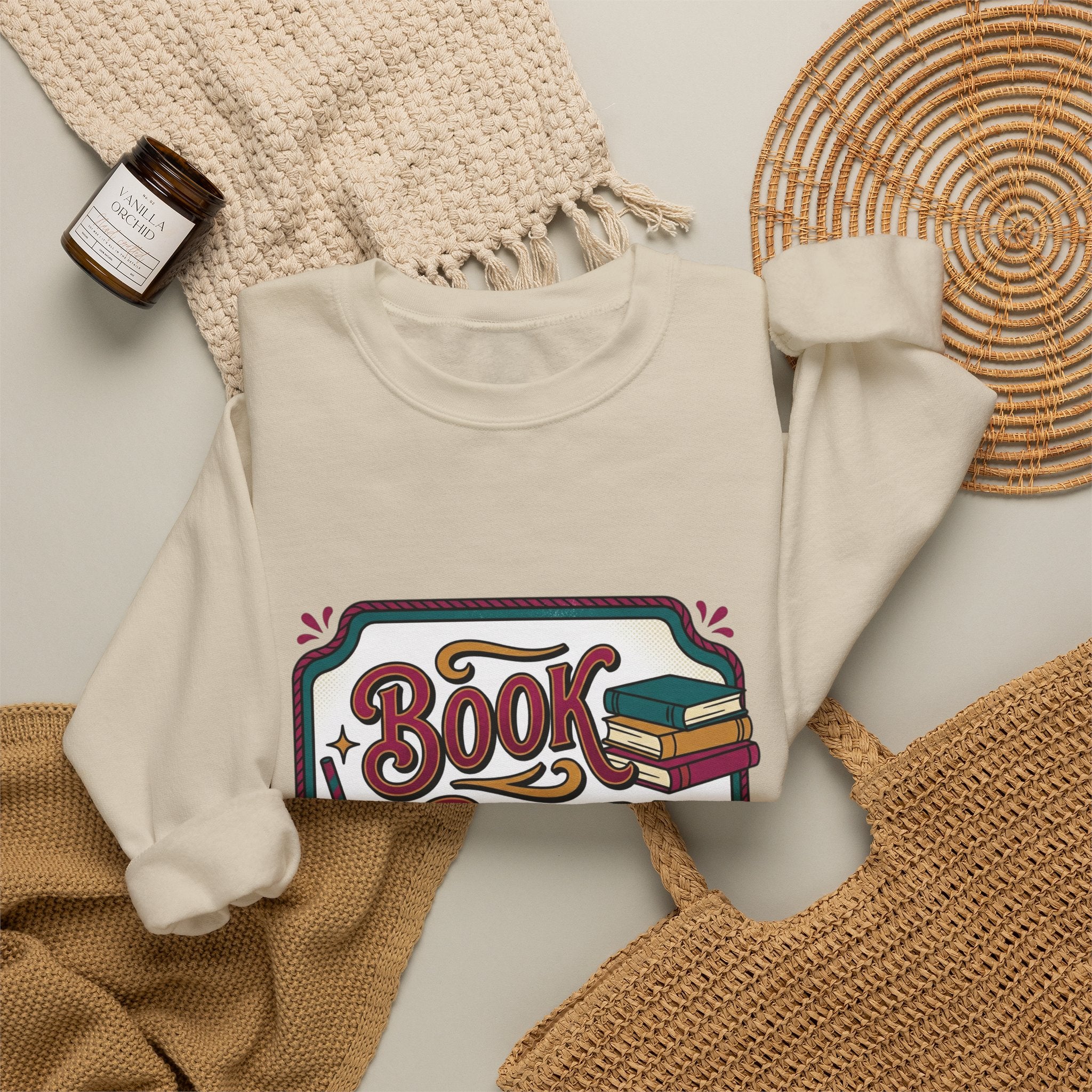 Book Baddie Crewneck Sweatshirt | BookTok, Bookish Summer Aesthetic