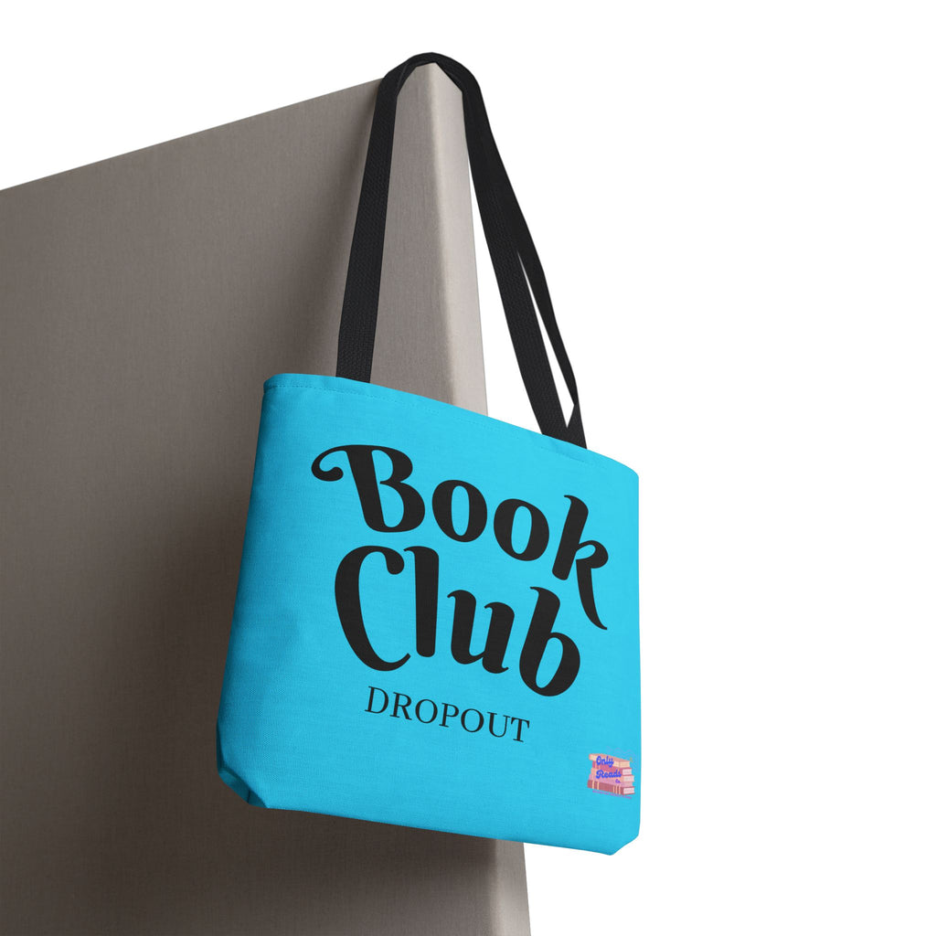 Book Club Dropout Tote Bag — Blue